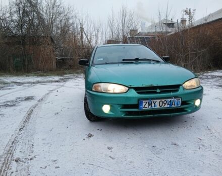 Зеленый Мицубиси Кольт, объемом двигателя 1.5 л и пробегом 234 тыс. км за 1017 $, фото 1 на Automoto.ua