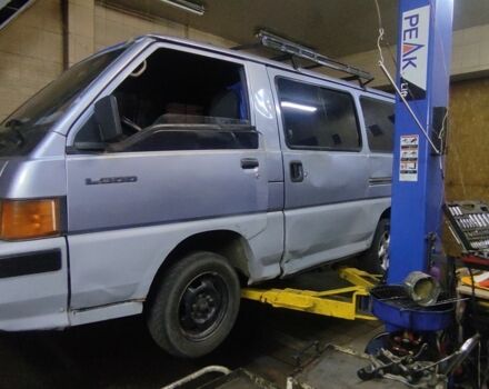 Серый Мицубиси Делика, объемом двигателя 2 л и пробегом 242 тыс. км за 1491 $, фото 1 на Automoto.ua