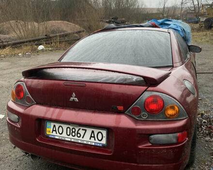 Красный Мицубиси Эклипс, объемом двигателя 2.4 л и пробегом 200 тыс. км за 3000 $, фото 1 на Automoto.ua