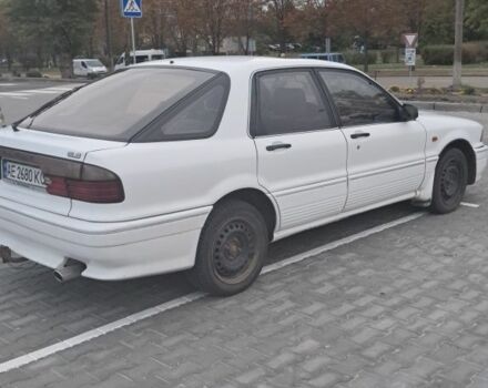 Белый Мицубиси Галант, объемом двигателя 2 л и пробегом 468 тыс. км за 1500 $, фото 1 на Automoto.ua