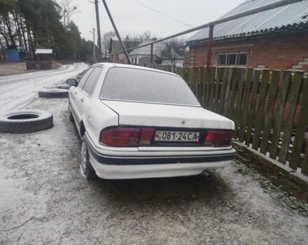 Белый Мицубиси Галант, объемом двигателя 1.8 л и пробегом 205 тыс. км за 1000 $, фото 2 на Automoto.ua