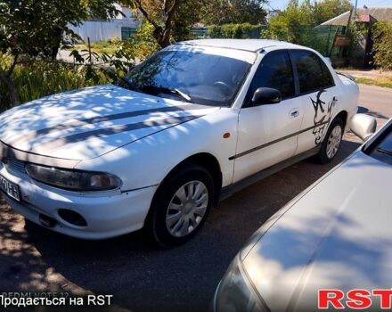Белый Мицубиси Галант, объемом двигателя 1.8 л и пробегом 372 тыс. км за 1400 $, фото 1 на Automoto.ua