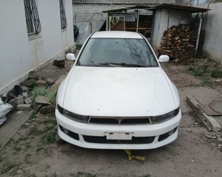 Белый Мицубиси Галант, объемом двигателя 2 л и пробегом 200 тыс. км за 1000 $, фото 1 на Automoto.ua