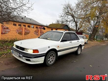 Белый Мицубиси Галант, объемом двигателя 1.8 л и пробегом 120 тыс. км за 1450 $, фото 1 на Automoto.ua