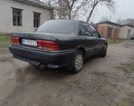 Чорний Міцубісі Галант, об'ємом двигуна 1.8 л та пробігом 441 тис. км за 1600 $, фото 1 на Automoto.ua