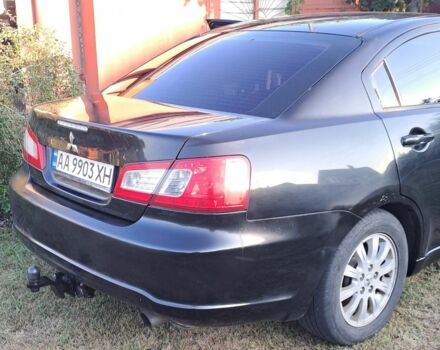 Черный Мицубиси Галант, объемом двигателя 2.4 л и пробегом 255 тыс. км за 5000 $, фото 1 на Automoto.ua