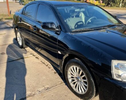 Черный Мицубиси Галант, объемом двигателя 2.4 л и пробегом 265 тыс. км за 5400 $, фото 3 на Automoto.ua