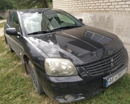 Черный Мицубиси Галант, объемом двигателя 2.4 л и пробегом 220 тыс. км за 5300 $, фото 1 на Automoto.ua