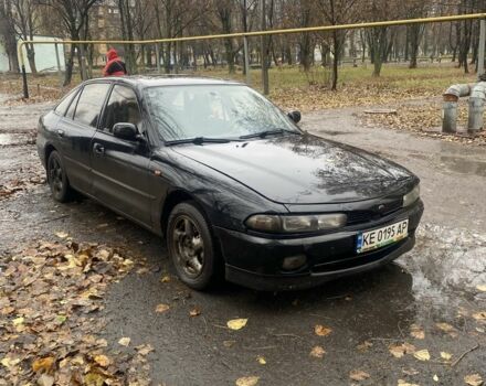 Черный Мицубиси Галант, объемом двигателя 2 л и пробегом 349 тыс. км за 1500 $, фото 2 на Automoto.ua