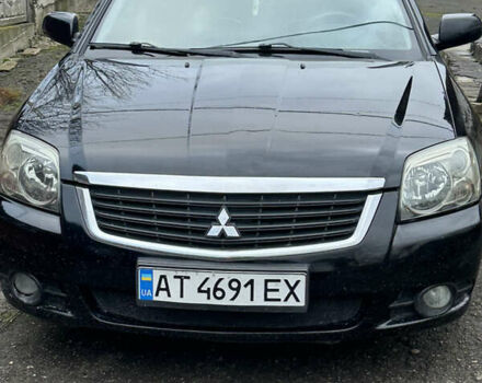 Черный Мицубиси Галант, объемом двигателя 2.4 л и пробегом 253 тыс. км за 6200 $, фото 1 на Automoto.ua