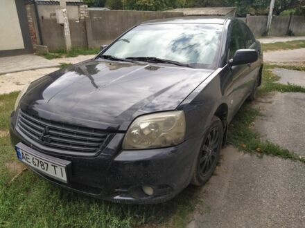 Черный Мицубиси Галант, объемом двигателя 2.4 л и пробегом 220 тыс. км за 5300 $, фото 1 на Automoto.ua