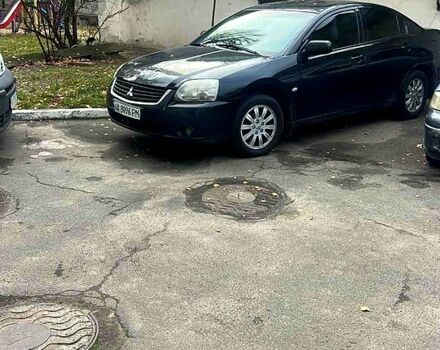 Черный Мицубиси Галант, объемом двигателя 2.4 л и пробегом 450 тыс. км за 4300 $, фото 1 на Automoto.ua