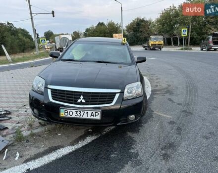 Черный Мицубиси Галант, объемом двигателя 2.4 л и пробегом 220 тыс. км за 1800 $, фото 1 на Automoto.ua