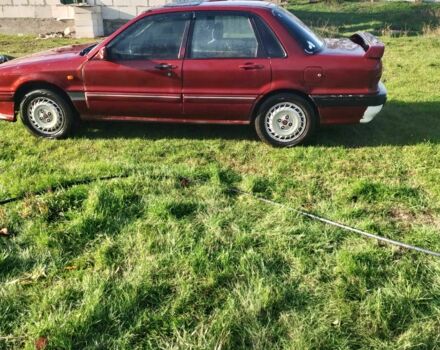 Красный Мицубиси Галант, объемом двигателя 2 л и пробегом 300 тыс. км за 1300 $, фото 4 на Automoto.ua