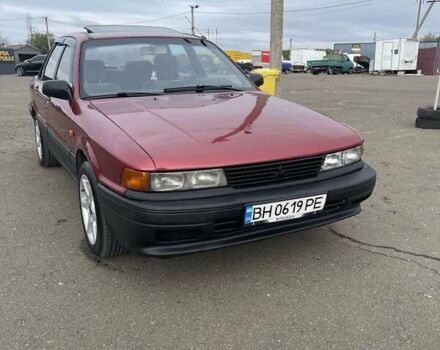 Красный Мицубиси Галант, объемом двигателя 1.8 л и пробегом 283 тыс. км за 2200 $, фото 1 на Automoto.ua