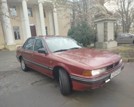 Красный Мицубиси Галант, объемом двигателя 2 л и пробегом 666 тыс. км за 999 $, фото 1 на Automoto.ua