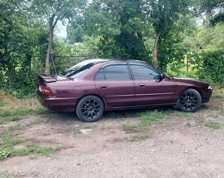 Красный Мицубиси Галант, объемом двигателя 2 л и пробегом 275 тыс. км за 2200 $, фото 5 на Automoto.ua