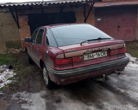 Красный Мицубиси Галант, объемом двигателя 1.8 л и пробегом 412 тыс. км за 1350 $, фото 1 на Automoto.ua