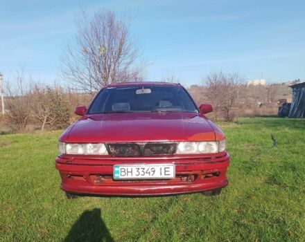 Красный Мицубиси Галант, объемом двигателя 2 л и пробегом 300 тыс. км за 1300 $, фото 1 на Automoto.ua