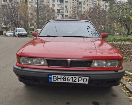 Красный Мицубиси Галант, объемом двигателя 2 л и пробегом 199 тыс. км за 2500 $, фото 1 на Automoto.ua