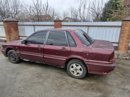 Червоний Міцубісі Галант, об'ємом двигуна 1.8 л та пробігом 324 тис. км за 350 $, фото 1 на Automoto.ua