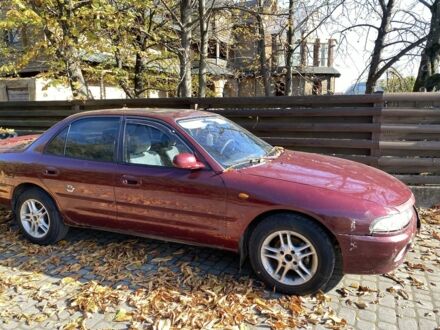 Мицубиси Галант 1994 в Долине на Automoto.ua Красный Мицубиси Галант, объемом двигателя 2 л и пробегом 300 тыс. км за 1250 $, фото 1 на Automoto.ua
