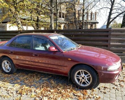 Червоний Міцубісі Галант, об'ємом двигуна 2 л та пробігом 300 тис. км за 1250 $, фото 1 на Automoto.ua