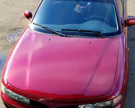 Красный Мицубиси Галант, объемом двигателя 2 л и пробегом 297 тыс. км за 2900 $, фото 1 на Automoto.ua