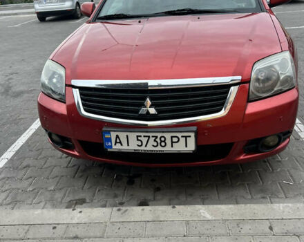 Красный Мицубиси Галант, объемом двигателя 2.38 л и пробегом 300 тыс. км за 5900 $, фото 1 на Automoto.ua