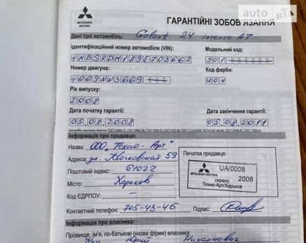 Сірий Міцубісі Галант, об'ємом двигуна 2.38 л та пробігом 255 тис. км за 4950 $, фото 8 на Automoto.ua