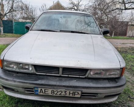 Серый Мицубиси Галант, объемом двигателя 1.8 л и пробегом 400 тыс. км за 660 $, фото 1 на Automoto.ua