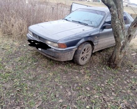 Серый Мицубиси Галант, объемом двигателя 2 л и пробегом 10 тыс. км за 1100 $, фото 1 на Automoto.ua