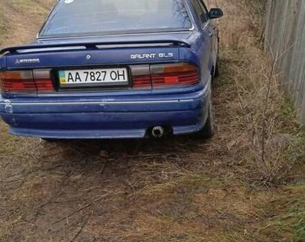 Синий Мицубиси Галант, объемом двигателя 1.8 л и пробегом 500 тыс. км за 1000 $, фото 1 на Automoto.ua