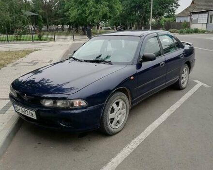 Синий Мицубиси Галант, объемом двигателя 1.8 л и пробегом 236 тыс. км за 2500 $, фото 1 на Automoto.ua