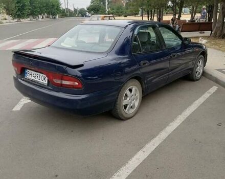 Синий Мицубиси Галант, объемом двигателя 1.8 л и пробегом 236 тыс. км за 2500 $, фото 2 на Automoto.ua