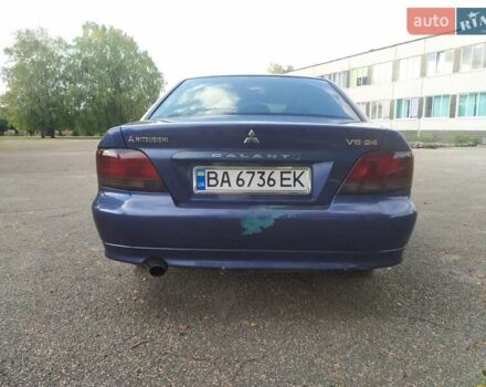 Синий Мицубиси Галант, объемом двигателя 2.5 л и пробегом 300 тыс. км за 3700 $, фото 2 на Automoto.ua