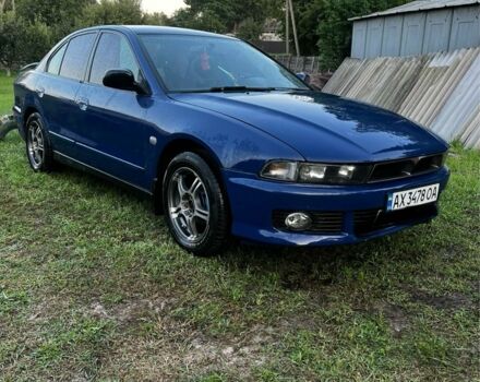 Синий Мицубиси Галант, объемом двигателя 2 л и пробегом 455 тыс. км за 3500 $, фото 1 на Automoto.ua