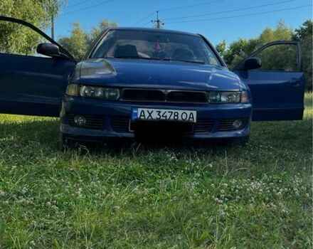 Синий Мицубиси Галант, объемом двигателя 2 л и пробегом 455 тыс. км за 3500 $, фото 2 на Automoto.ua