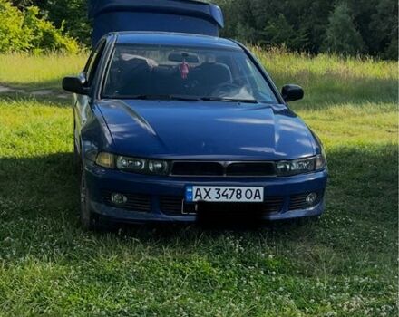 Синий Мицубиси Галант, объемом двигателя 2 л и пробегом 455 тыс. км за 3500 $, фото 3 на Automoto.ua