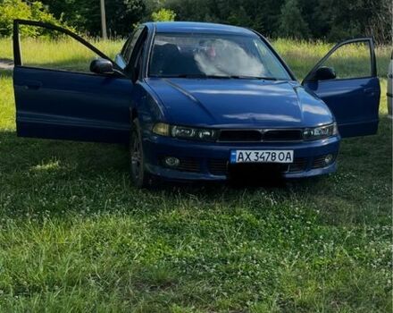 Синий Мицубиси Галант, объемом двигателя 2 л и пробегом 455 тыс. км за 3500 $, фото 4 на Automoto.ua
