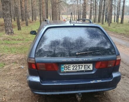 Синий Мицубиси Галант, объемом двигателя 2 л и пробегом 400 тыс. км за 1600 $, фото 4 на Automoto.ua