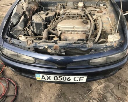 Синий Мицубиси Галант, объемом двигателя 1.8 л и пробегом 220 тыс. км за 750 $, фото 2 на Automoto.ua