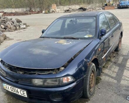 Синий Мицубиси Галант, объемом двигателя 1.8 л и пробегом 220 тыс. км за 750 $, фото 3 на Automoto.ua