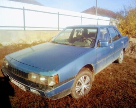 Синий Мицубиси Галант, объемом двигателя 1.8 л и пробегом 550 тыс. км за 600 $, фото 1 на Automoto.ua