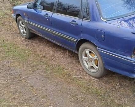 Синій Міцубісі Галант, об'ємом двигуна 1.8 л та пробігом 500 тис. км за 1000 $, фото 1 на Automoto.ua