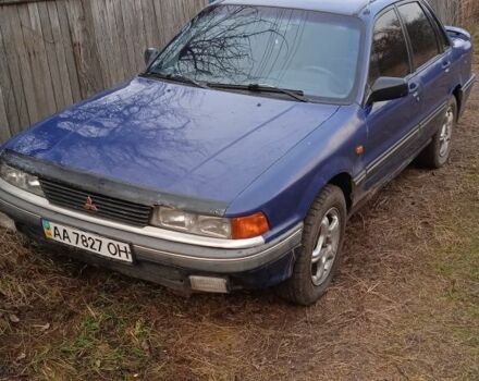 Синій Міцубісі Галант, об'ємом двигуна 1.8 л та пробігом 500 тис. км за 1000 $, фото 1 на Automoto.ua