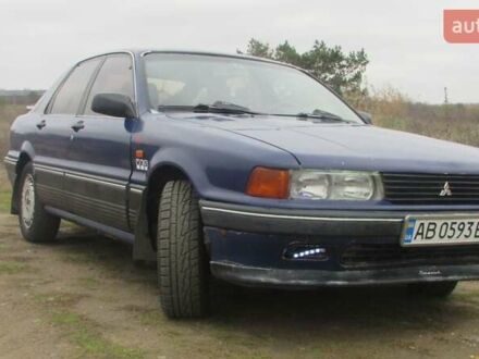 Синий Мицубиси Галант, объемом двигателя 2 л и пробегом 310 тыс. км за 1500 $, фото 1 на Automoto.ua