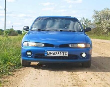 Синий Мицубиси Галант, объемом двигателя 2 л и пробегом 368 тыс. км за 2900 $, фото 1 на Automoto.ua