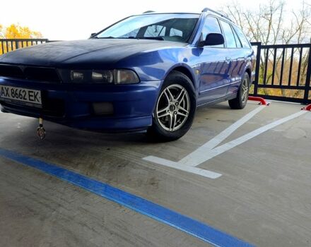 Синій Міцубісі Галант, об'ємом двигуна 2.5 л та пробігом 200 тис. км за 4000 $, фото 1 на Automoto.ua