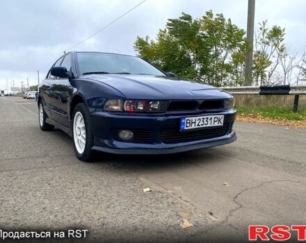 Синий Мицубиси Галант, объемом двигателя 2 л и пробегом 298 тыс. км за 3200 $, фото 1 на Automoto.ua